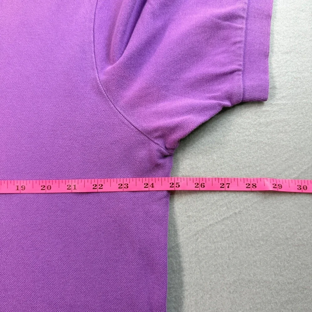 Mens Polo Ralph Lauren Purple Polo Shirt Sz XL Short Sleeve Pique Pony